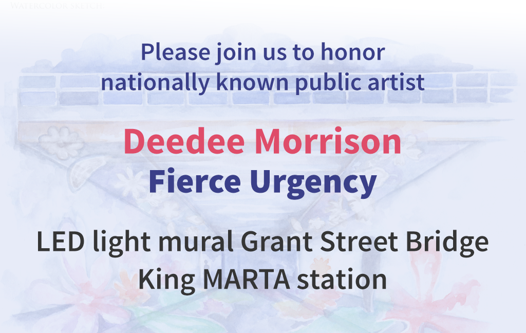 Deedee Morrison unveils LED mural for 