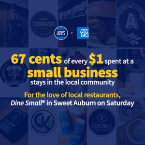 Dine Small in Sweet Auburn on Small Business Saturday